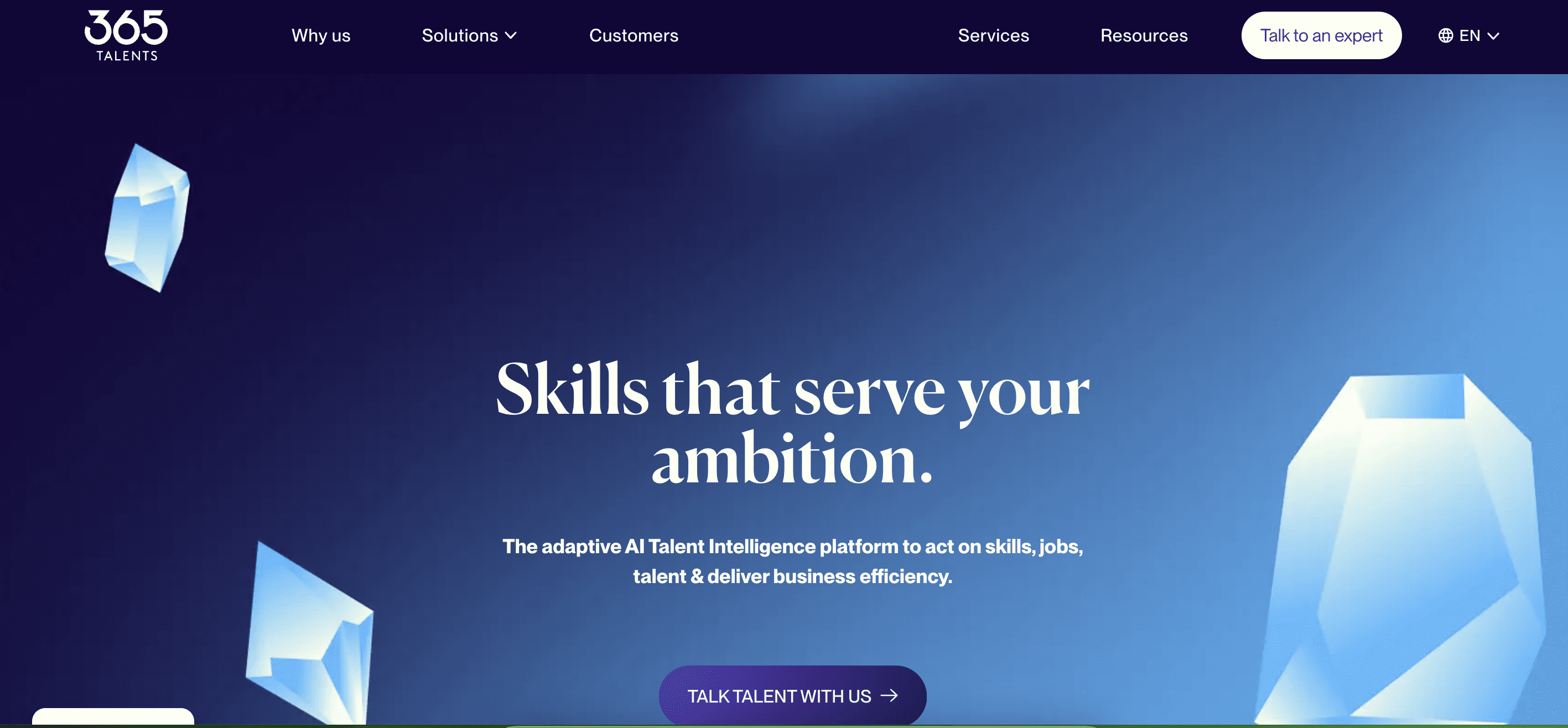 365 talents homepage